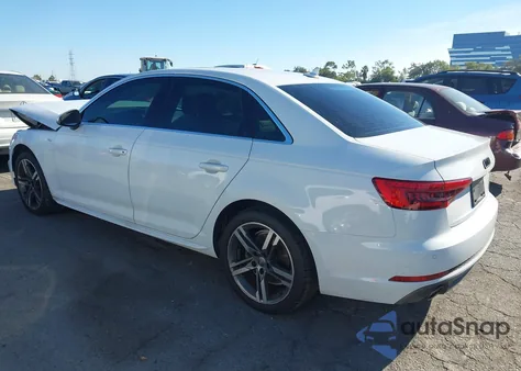 2017 Audi A4 2.0T Ultra Premium from USA, damaged, VIN WAULMAF43HA159695